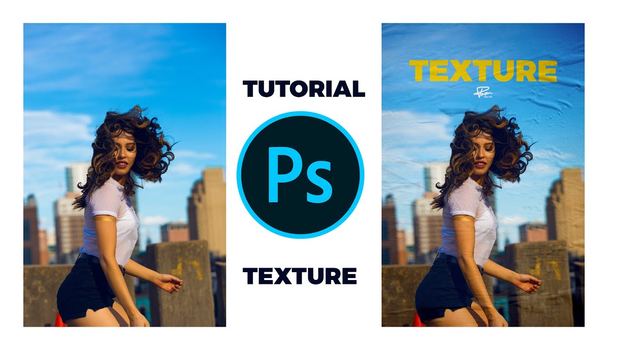 ใส่ texture photoshop  Update New  Tutorial: Add texture effects to photos and posters in Photoshop! PHOTOSHOP | BonART