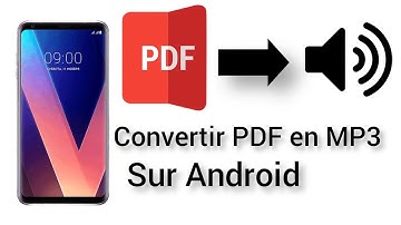 Comment convertir un fichier PDF en fichier Audio sur Android