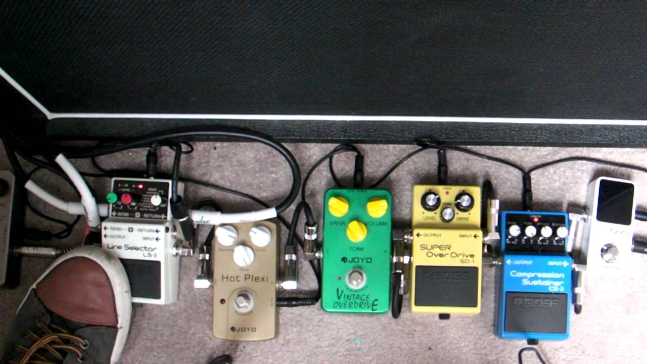 JCM 800 2203 Dual Channel Setup, using Boss LS-2 Line Selector