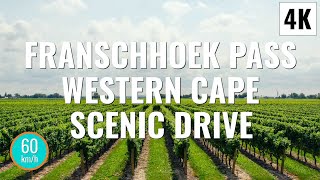 Franschhoek Pass, Western Cape, South Africa - Scenic Drive - 4K Virtual Tour