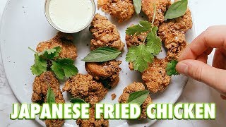 Insanely Crispy Japanese Fried Chicken (Chicken Kaarage)