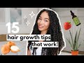 15 hair growth tips that work