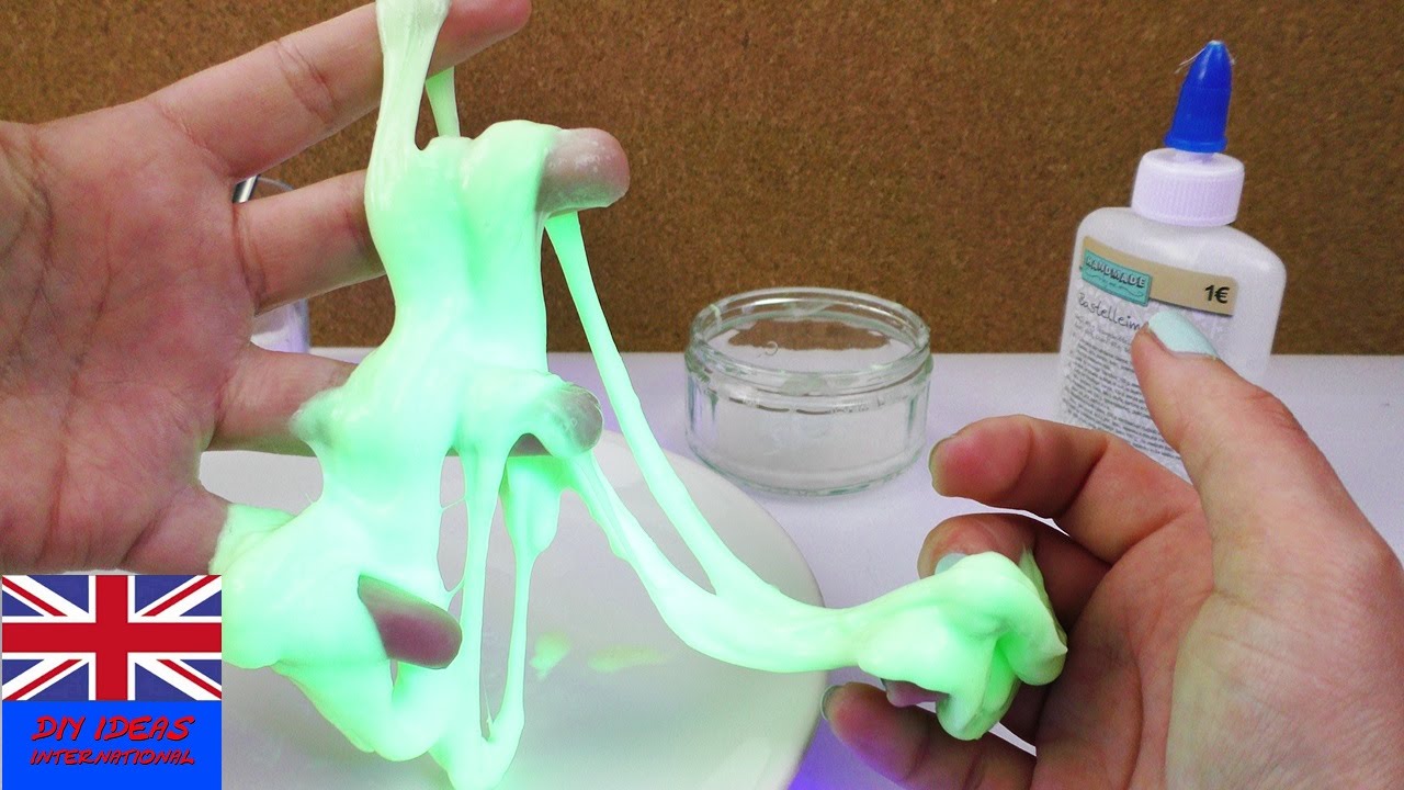 DIY GLOW IN THE DARK SLIME | How to make your own slime? - YouTube