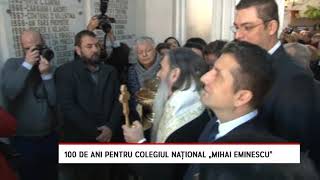100 de ani pentru C N Mihai Eminescu Litoral TV