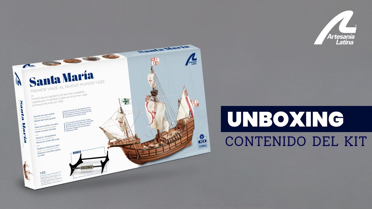 Artesanía Latina - Wooden Ship Model Kit – Spaniard Vessel, Santa Ana -  Trafalgar 1805 Edition - Model 22905N, Scale 1:84 - Models to Assemble 