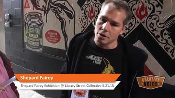 Creative Voice: Highlight Shepard Fairey Exhibition 5.21.15