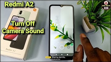 How To Turn Off Camera Sound in Redmi A2  | Redmi A2 me Camera Shutter sound kaise off kare