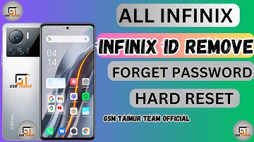 ALL INFINIX MOBILE INFINIX ID AND PASSWORD REMOVE WITHOUT PC | INFINIX NOTE 12 INFINIX ID REMOVE