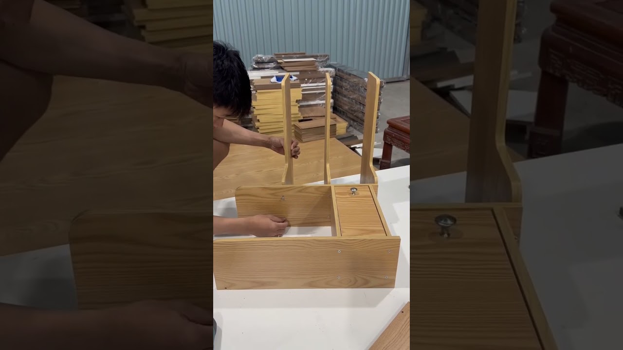 Hướng Dẫn Lắp Đặt Kệ G&oacute;c 60x50x50 Để B&agrave;n - Homie Jumi Decor