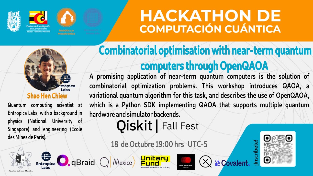 Qiskit FallFest CIC-IPN Mexico 2022 - Combinatorial optimisation through OpenQAOA