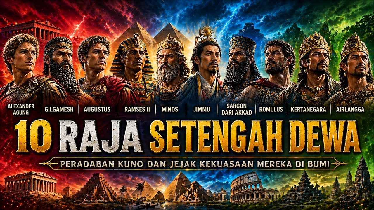 10 Raja “Setengah Dewa” yang Mengubah Cara Dunia Percaya - YouTube