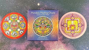 Mandala Healing Oracle Cards 💮 Journey to Your Heart, Meditations, Color Guide 💮 HD Flip Through