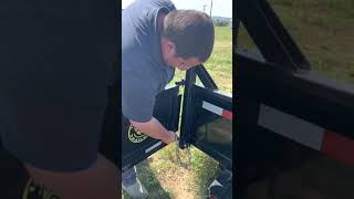 Gate demo on Gator-Made 6X10 dump trailer.
