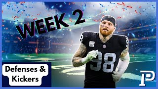 Top Defenses & Kickers to Stream Week 2 | Must-Start Fantasy Football Picks screenshot 5