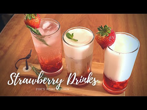 Video: Strawberry Drinks