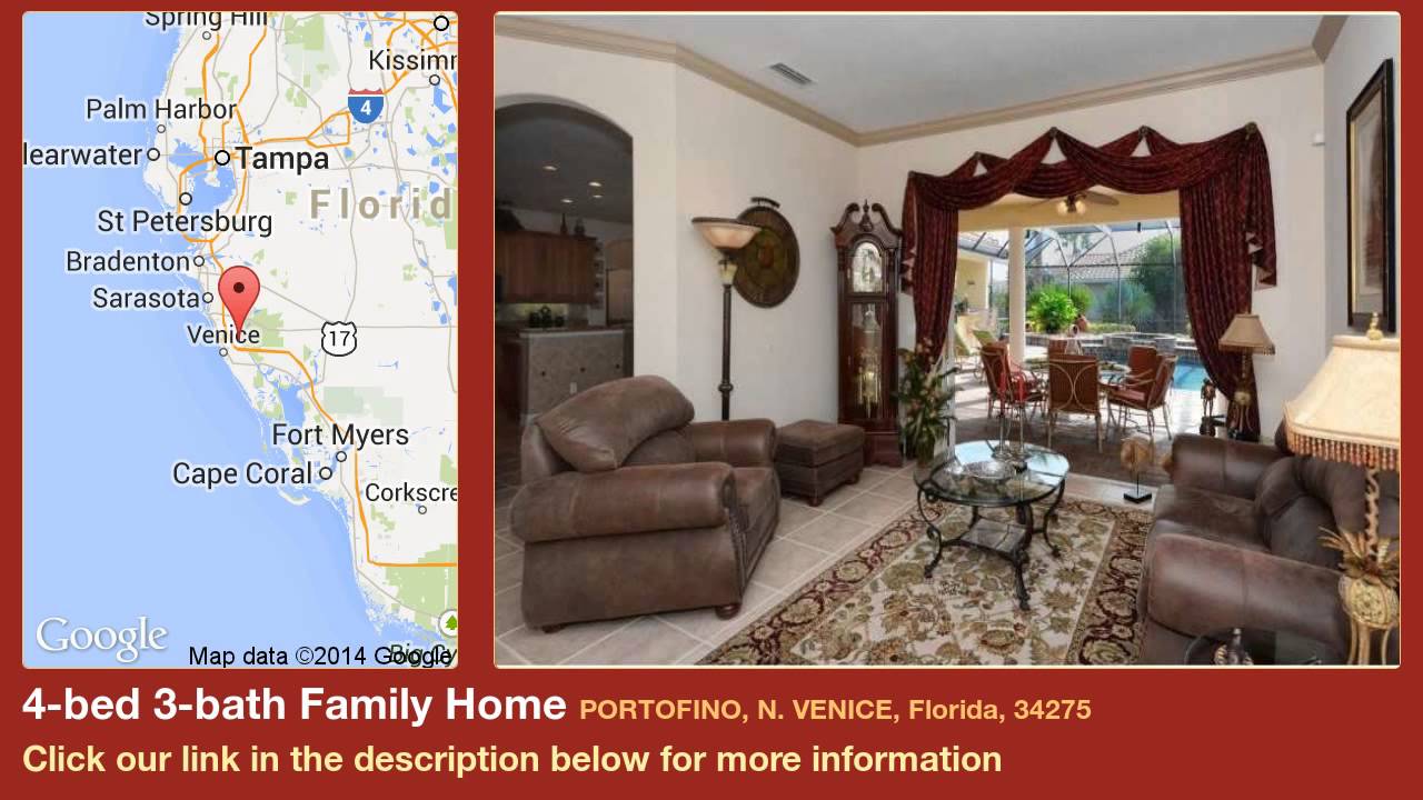 new homes in houston 4-bed 3-bath Family Home for Sale in N. Venice, Florida on florida-magic.com