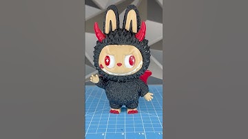 3D printed Labubu Archangel Devil! #3dprinting #asmr #satisfying #labubu #3dprinted
