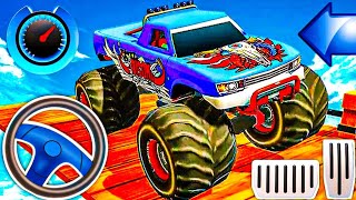 Monster Truck: Stunt Car Game - Impossible Tracks Monster Truck Android Gameplay @CLICK-GAMES screenshot 4