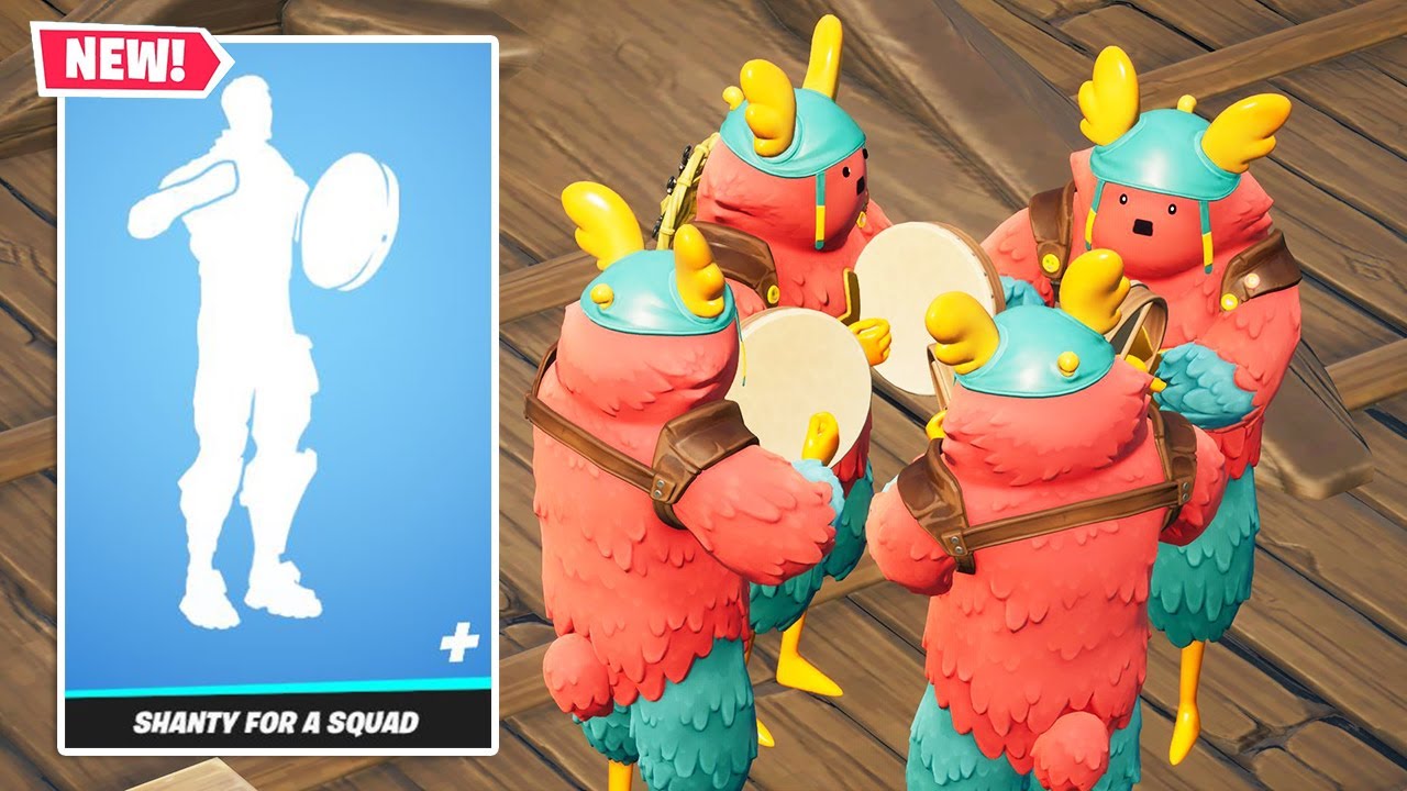 NEW SHANTY FOR A SQUAD Emote Gameplay in Fortnite! (SEA SHANTY) YouTube