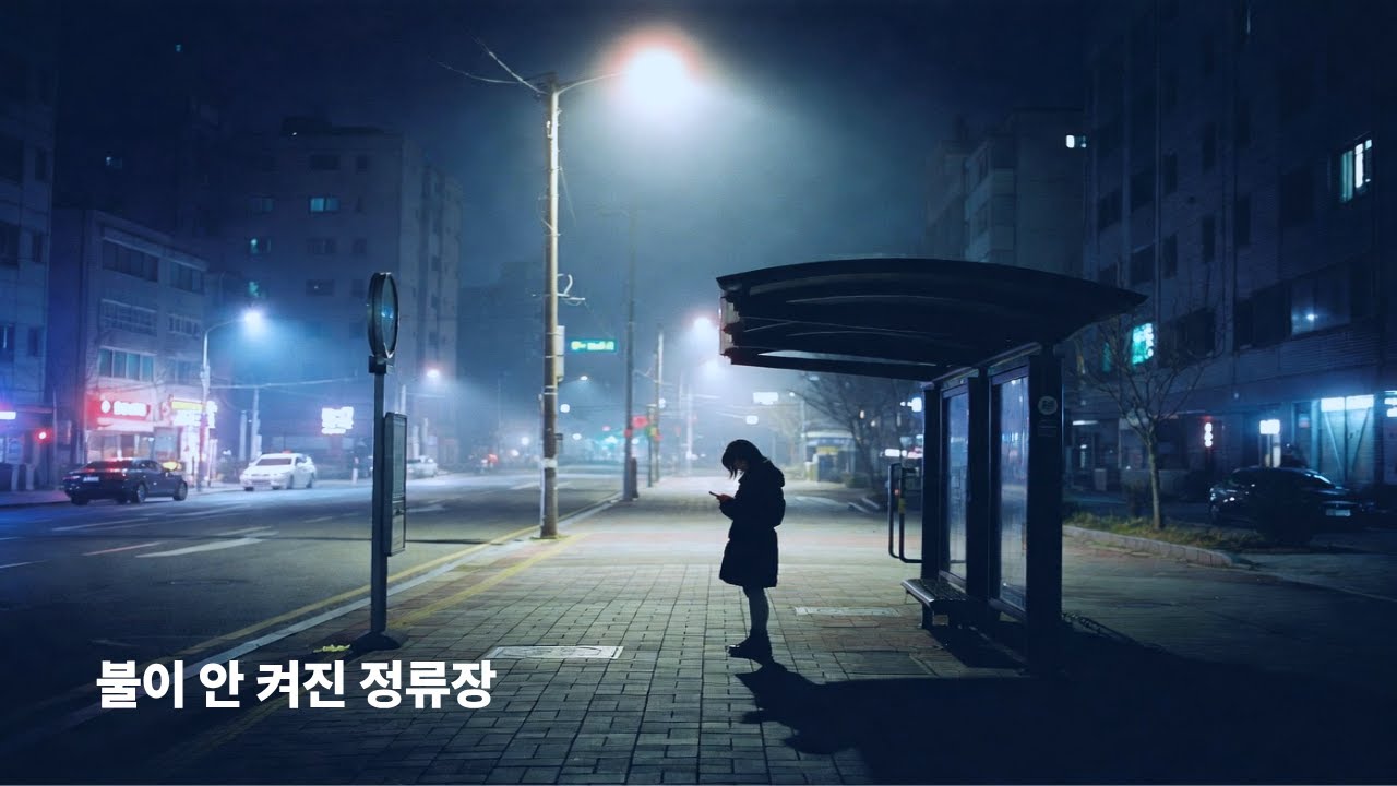 불이 안 켜진 정류장에서 | 새벽에 그냥 서 있게 되는 음악