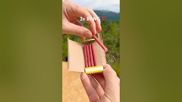 INCREDIBLY STRANGE FIREWORK Cracker #shorts #firecracker #firework #trick #lifehack