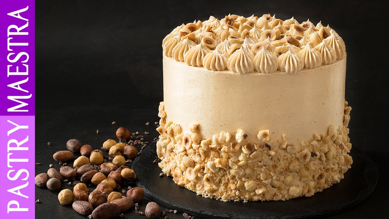 Chocolate and Hazelnut Cake (dacquoise, ganache, buttercream) | Pastry Maestra