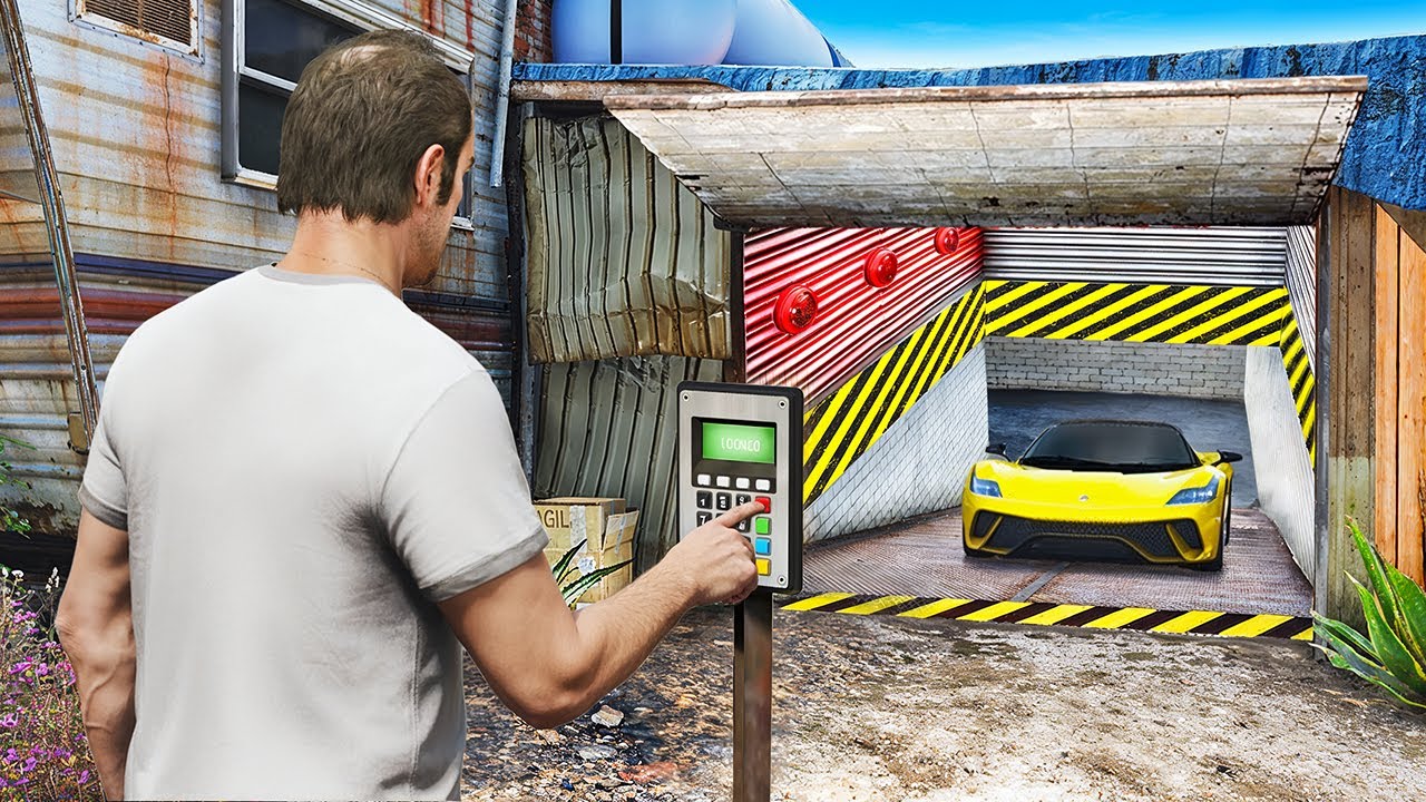 СЕКРЕТНЫЙ БУНКЕР в ГАРАЖЕ ТРЕВОРА в GTA 5!