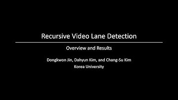 [ICCV 2023] Recursive Video Lane Detection - Overview and Results