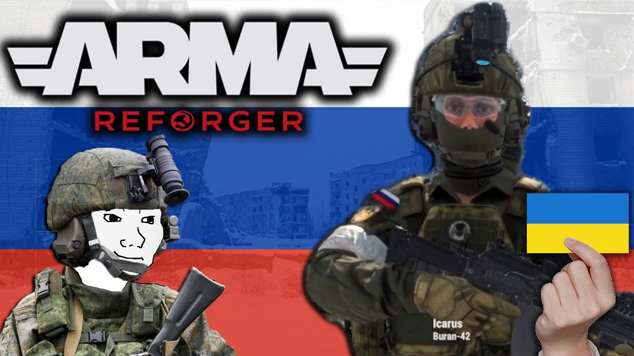 Arma Reforger - I joined the Russian Army - Russia vs Ukraine Modded server Gameplay