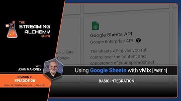 Using Google Sheets with VMIX – Part 1