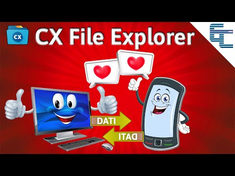 Come trasferire i dati Smartphone ⏪⏩ PC 🔵 CX File Explorer