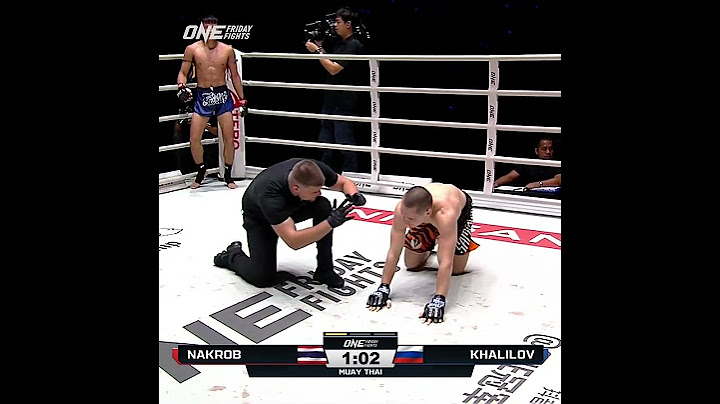 HELLBOW 💪 Nakrob obliterates Tagir Khalilov in Round 1! #ONEFridayFights67