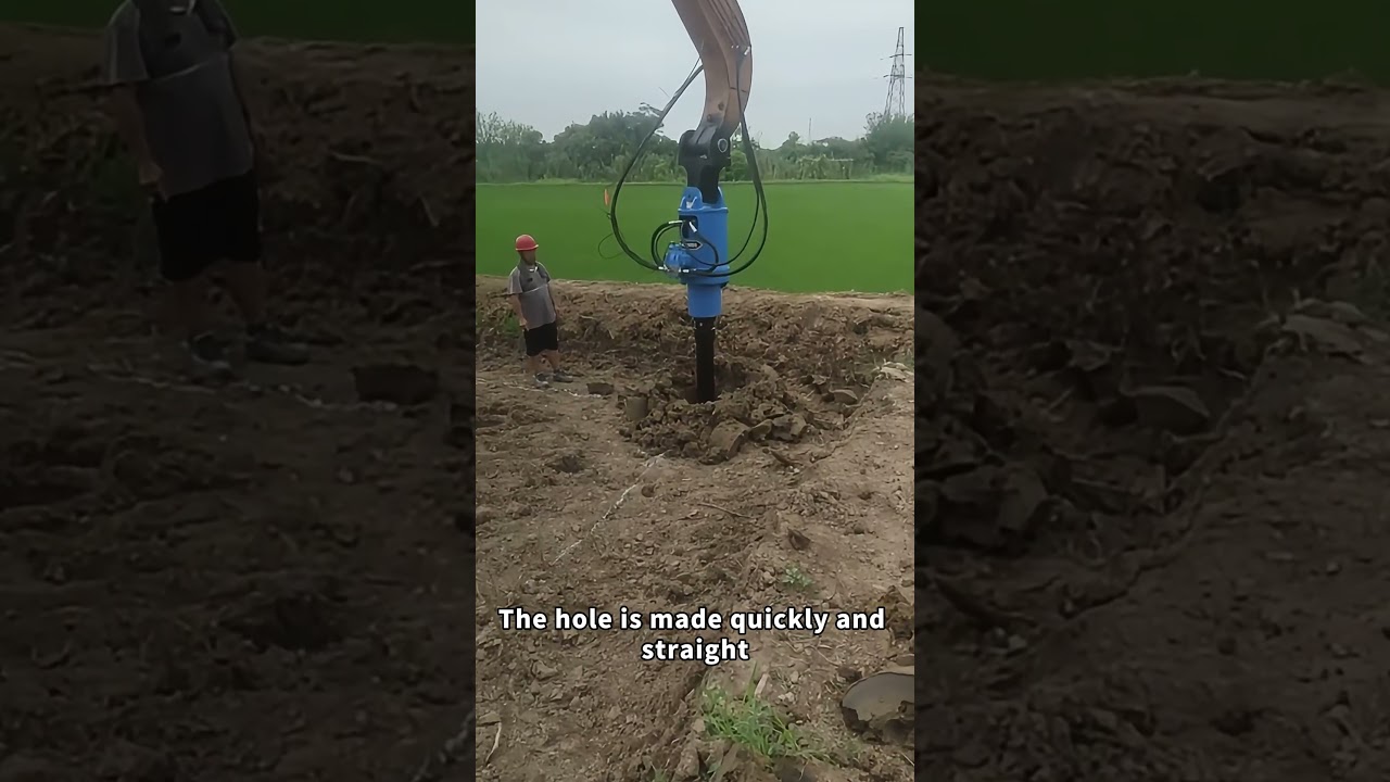 The Mighty Earth Drill: Digging Deep with the Beiyi Auger Drill!