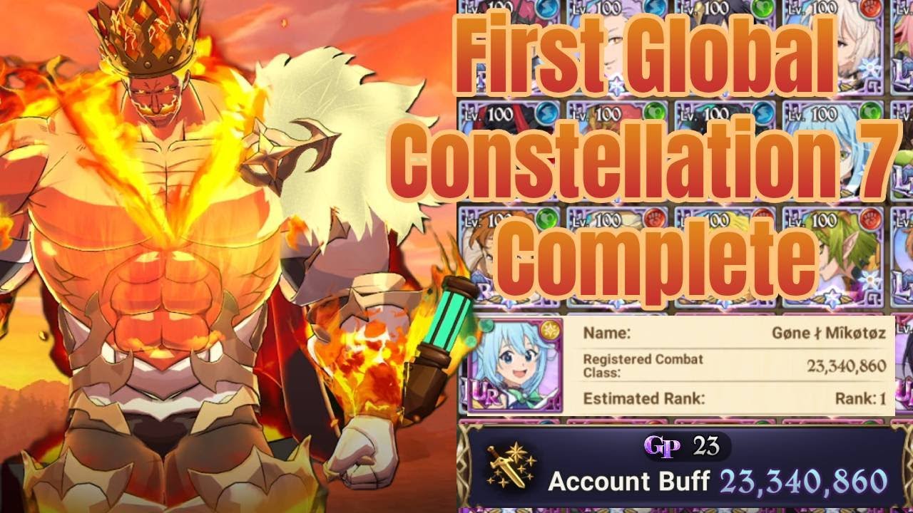 Глобальная констелляция 8, ранг 1, витрина аккаунтов | Большой крест «Семь смертных грехов»