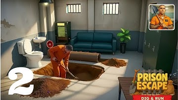 Prison Escape : Dig & Run Gameplay Walkthrough Part 2 (Android, ios)