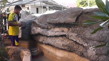 Làm Tiểu Cảnh Sân Vườn Bằng Xi Măng SIÊU ĐẸP