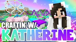 💙 Minecraft THEME PARK! Craftin' w/ Katherine Ep. 49 screenshot 4