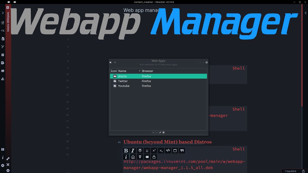 Scopri come il Webapp Manager di Linux Mint trasforma i tuoi siti preferiti in app desktop