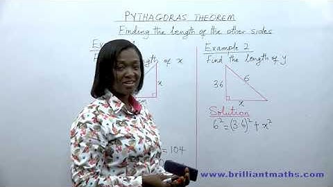 Pythagoras Theorem finding the Length of the Hypotenuse