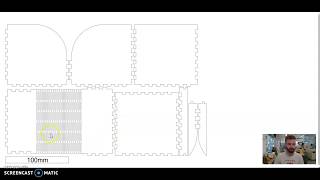 Laser cutting a flex hinge box