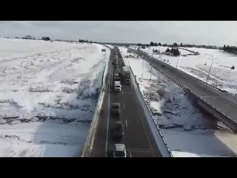 The 2022 Truck Freedom Convoy NS/NB Border