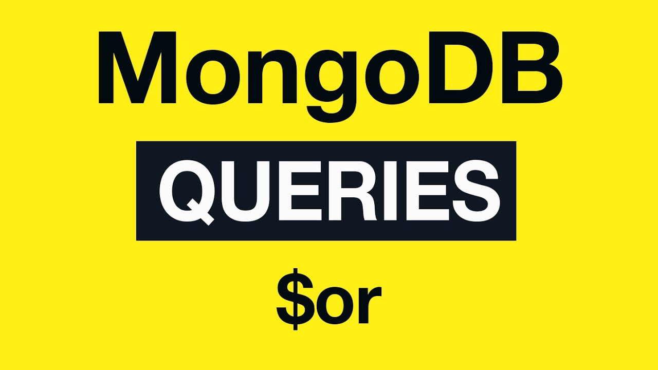 09 Mongodb Queries - $Or Operator