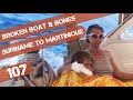 Our Worst Sailing Passage Yet: Broken Auto Pilot and Broken Bones Ep 107