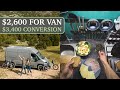 TIMELAPSE! Full Process for DIY Camper Van (Start to Finish Conversion) / Off-Grid Shower