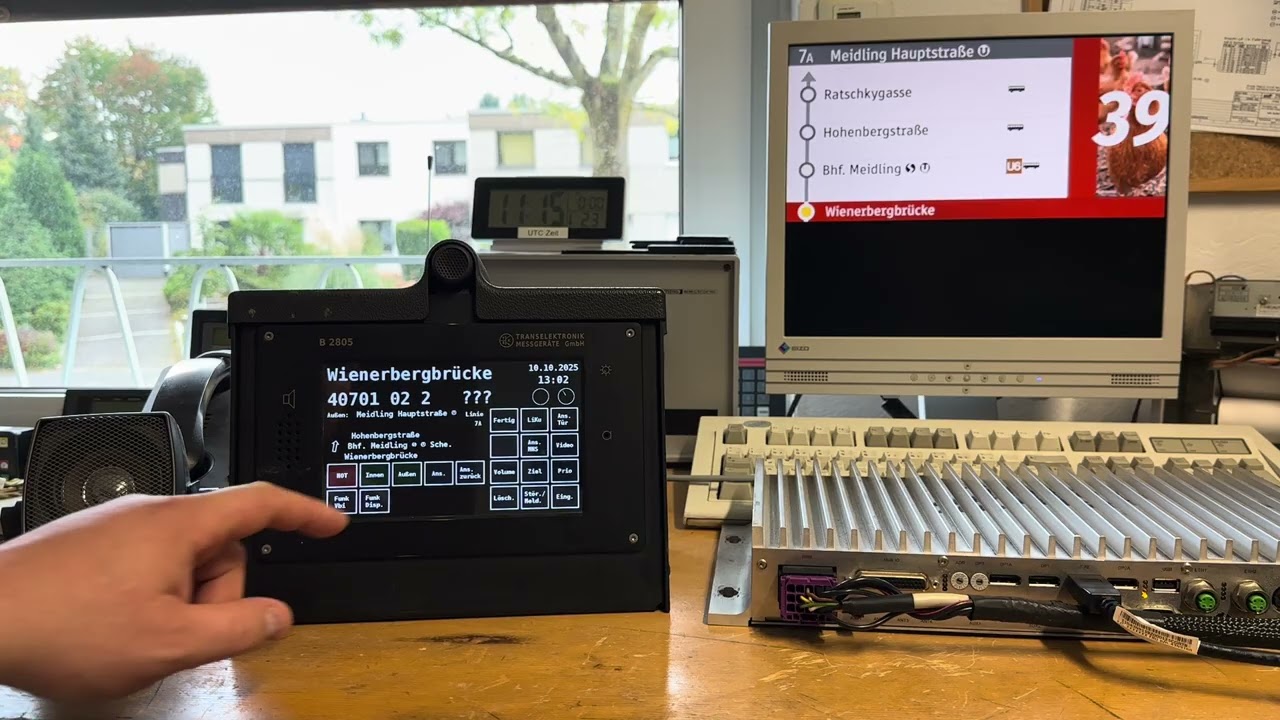 Haltestellenansagen Linie 7A der Wiener Linien