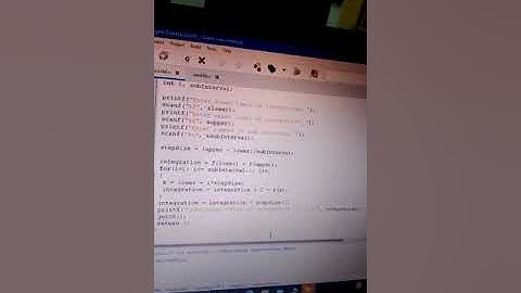 c programming on trapezoidal rule