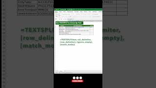 Clean and Count Text in Excel with TEXTSPLIT &amp; COUNTA!  #excel #exceltips