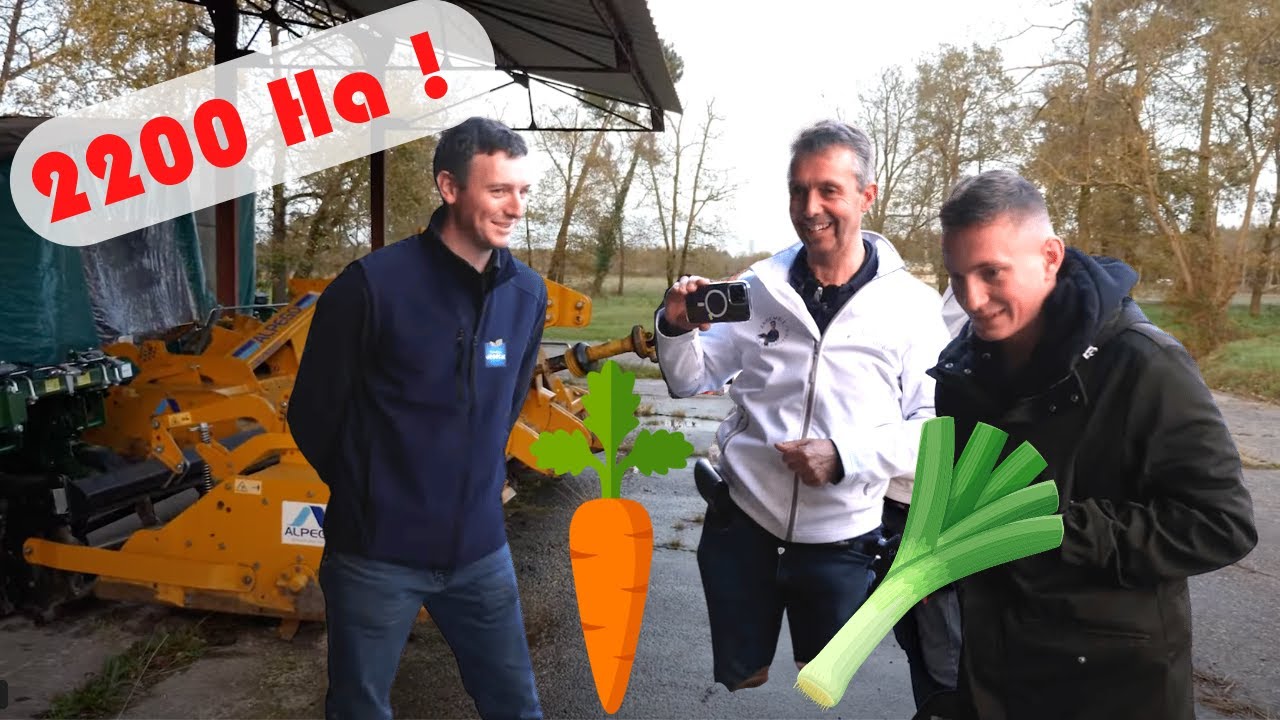 80 matériels 🚜 pour les 2200 Ha de cette ferme 🥕 !#CFT