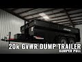 Walk Around: 20K GVWR Bumper Pull Dump Trailer | Texas Pride