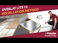 How to install Polypipe's Overlay® Lite 15 Underfloor Heating System